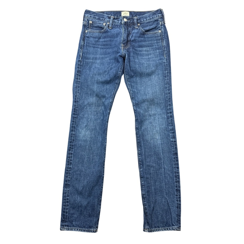 J.Crew 484 Slim Fit Jeans Mens 28x32 Medium Wash Blue Tapered Leg Denim